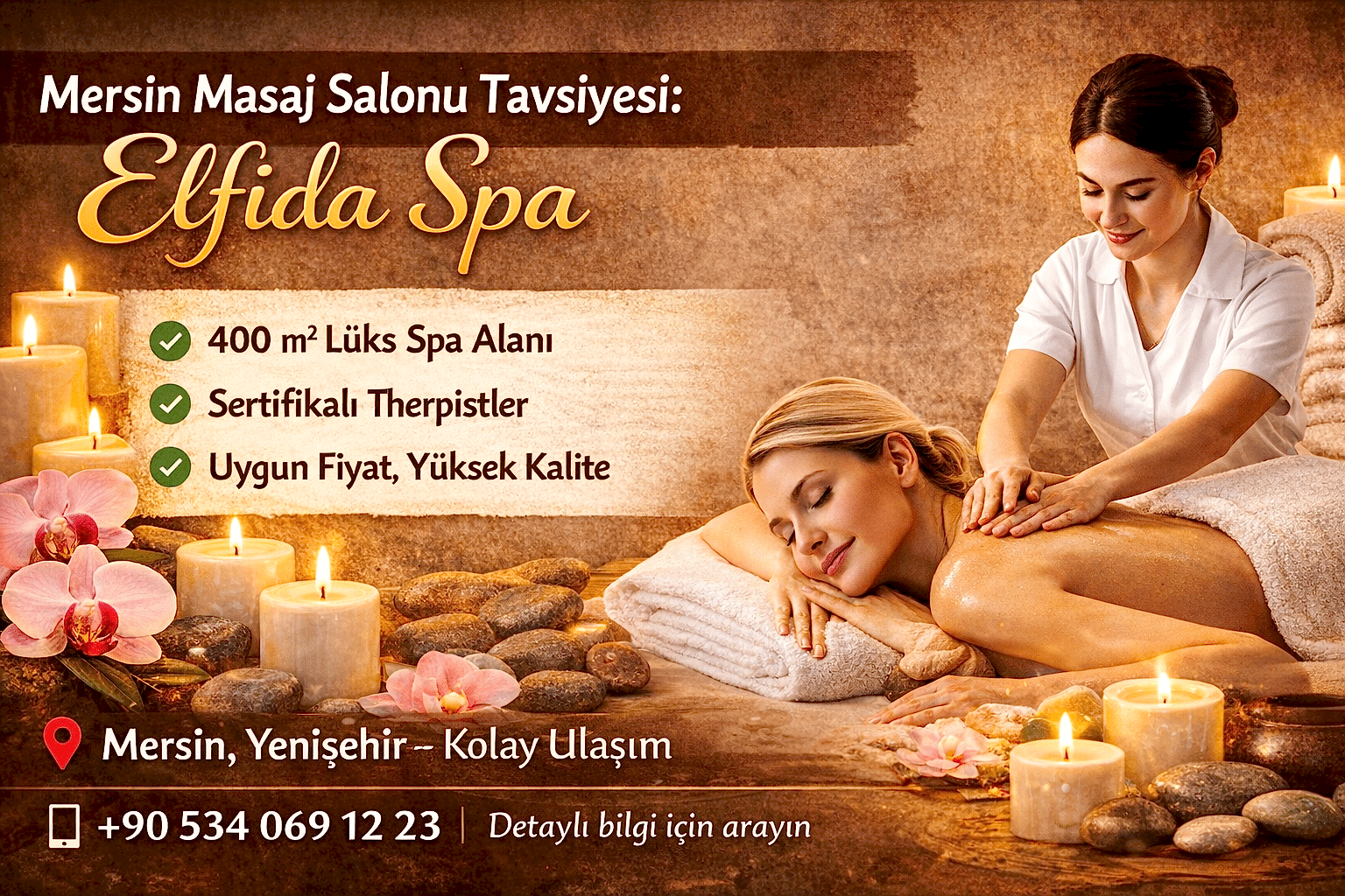 Mersin Masaj Salonu Tavsiyesi: Elfida Spa Mersin Masaj Salonu Tavsiyesi: Elfida Spa